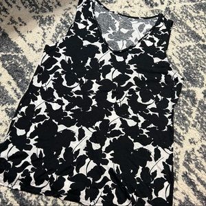 Ann Taylor Loft Sleeveless Floral Top